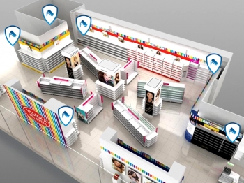 Система видеонаблюдения для магазина на базе оборудования Microdigital